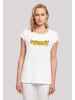 F4NT4STIC T-Shirt Retro Gaming Datasoft Logo gelb in weiß