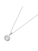 Luigi Merano Kette Mit Rundem Anhänger Mit Zirkonia in Weiss