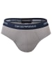 Emporio Armani Slip 2er Pack in Grau/Marine