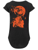 F4NT4STIC Long Cut T-Shirt Geishora Japan Streetstyle in schwarz