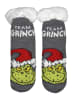 The Grinch The Grinch Hüttensocken Haussocken Kuschelsocken Wintersocken Socken in grau