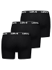 Levis 3er Pack Repeat Logo Boxer Briefs in Schwarz