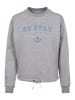 F4NT4STIC Oversize Sweatshirt Go Sylt Knut & Jan Hamburg in grau meliert