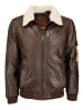 TOP GUN Lederjacke TG20193144 in braun