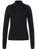 super.natural Merino Longsleeve in schwarz