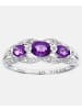Diamant L'éternel Ring aus 375 Weißgold mit Diamant mit Amethyst