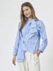Co'couture Bow Blouse ShiraCC Stripe in Pale Blue