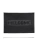 relaxdays Fußmatte Welcome in Schwarz - (B)60 x (T)40 cm