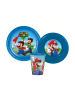 Super Mario Mushroom Kingdom Geschirr, Kunststoffset