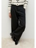 More & More extraweite Hose, Bundfalten in black
