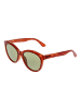 Serengeti Unisex Sonnenbrille Rund Orange
