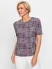 WITT WEIDEN Rundhalsshirt in orchidee-ecru-bedruckt