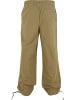 Urban Classics Urban Classics Wide Poplin Pants in khaki