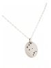 Gemshine Kette mit Anhänger Horoskop Sternzeichen Gemini Zwillinge in silver coloured