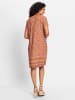 WITT WEIDEN Druck-Kleid in papaya-rotbraun-bedruckt