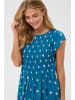 SAINT TROPEZ Kleid GislaSZ Gerade Passform in Blue Turtledove Big Dot