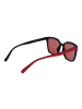 Gant Unisex Sonnenbrille Quadratisch Rot