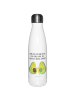 Mr. & Mrs. Panda Thermosflasche Avocado Pärchen mit Spruch in Weiß