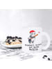 Mr. & Mrs. Panda Glas Panda Baseball spielen mit Spruch in Transparent