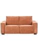 Beliani 2-Sitzer Sofa NUKARI in Orange/Schwarz - (W) 190 x (H) 93 x (L) 92 cm