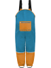 Normani Outdoor Sports Kinder Regenhose mit Hosenträgern Waller in Blau