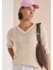 Cecil Crochet Pullover im Sommer-Look in pearl beige