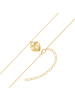 Rafaela Donata Kette Herz mit Schlüsselloch aus Sterling Silber in gelbgold