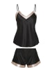 Linga Dore SET in schwarz/champagner