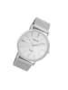 Oozoo Analog-Armbanduhr Oozoo Vintage Series silber groß (ca. 40mm)