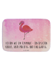 Mr. & Mrs. Panda Badteppich Flamingo Classic mit Spruch in Aquarell Pink
