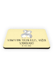 Mr. & Mrs. Panda Magnet Schwestern Liebe mit Spruch in Gelb Pastell