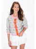 myMo Women Cardigan in grey melange multicolor