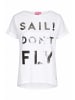 Salzhaut Shirt Sweat - Sail don’t fly in White