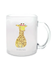 Mr. & Mrs. Panda Kaffeetasse Giraffe Blumenkranz ohne Spruch in Transparent