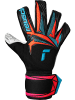 Reusch Torwarthandschuhe Attrakt Advance Evolution Glueprint in 7090 blck/aqua blu/shock orng