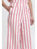 ICHI Casual Hose IHLOLIA Regular fit in Bright Rose/White Stripe