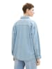 TOM TAILOR Denim Jeansjacke in Used Light Stone Blue Denim