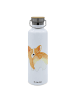 Mr. & Mrs. Panda Große Trinkflasche Corgi Po ohne Spruch in Weiß