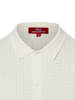Finshley & Harding London Strick-Poloshirt in ecru
