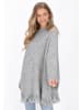 IZIA Women Sweater in light grey melange