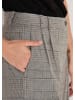 MADELEINE Glencheck-Bermuda mit hohem Bund in graphit / multicolor