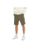 Tom Tailor Short in olive diamond structure