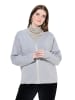 Ulla Popken Strickjacke in grau melange