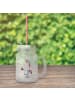Mr. & Mrs. Panda Trinkglas Mason Jar Einhorn Muffin ohne Spruch in Transparent