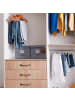 relaxdays 2 x Aufbewahrungsbox in Grau - (B)30 x (H)25 x (T)42,5 cm