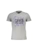 cavalli CLASS Grau Braun Baumwolle Herren T-Shirt