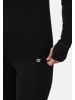 DANISH ENDURANCE Langarmshirt Merino Halfzip in schwarz