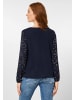 Cecil Langarmbluse in night sky blue