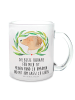 Mr. & Mrs. Panda Tasse Hund Blumen mit Spruch in Transparent