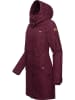 ragwear Wintermantel Jannisa in Wine Red